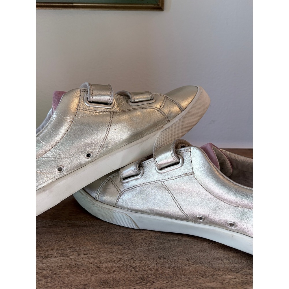 Boden Metallic Sneakers Rainbow Stripe Velcro Casual Shoes EU 39 US 8 - Picture 15 of 16